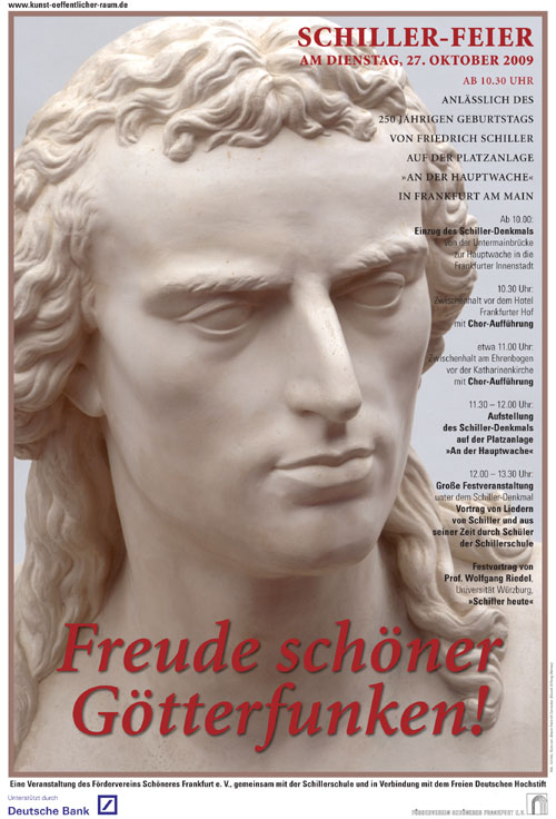 Plakat der Schiller-Feier